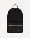 Fred Perry Tipped Tape Backpack In Black