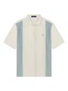 Fred Perry Cotton Piquet Polo Shirt With Towel Inserts In Multi