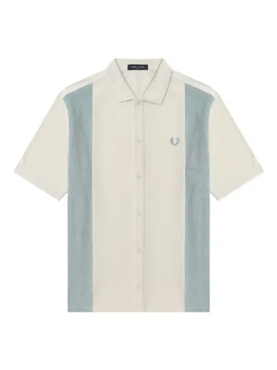 FRED PERRY TOWELLING PANEL SHORT-SLEEVE SHIRT