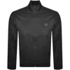 Fred Perry Track Jacket With Contrasting Webbing In Black