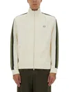 Fred Perry Track Jacket With Contrasting Webbing