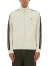 Fred Perry Track Jacket With Contrasting Webbing