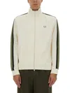 Fred Perry Track Jacket With Contrasting Webbing