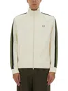Fred Perry Track Jacket With Contrasting Webbing