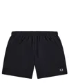 Fred Perry Bermuda With Logo In Black