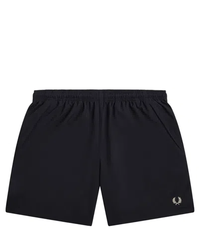Fred Perry Track Shorts In Black