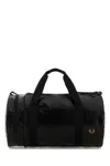 Fred Perry Travel Bag Featuring Gold-tone Hardware In Black