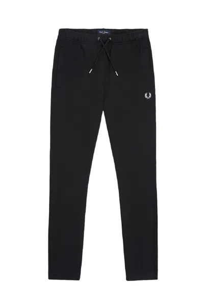 Fred Perry Trousers Black In Nero Neri E Grigi