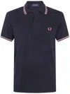 Fred Perry T-shirt Cotone In Black