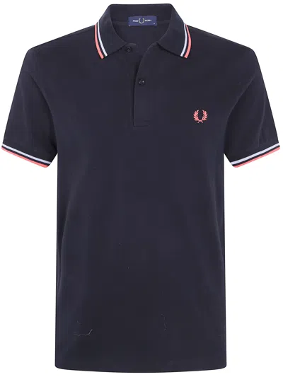 Fred Perry T-shirt Cotone In Black