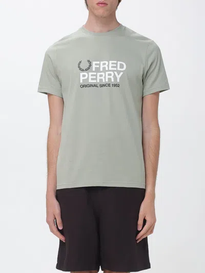 Fred Perry T-shirt Men In Gray