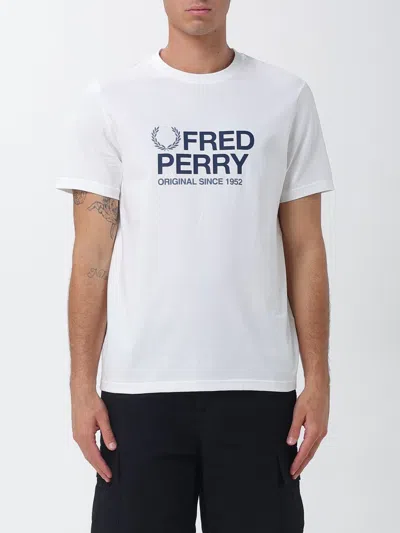 Fred Perry T-shirt Men In White