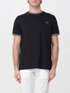 Fred Perry T-shirt Men  In Black