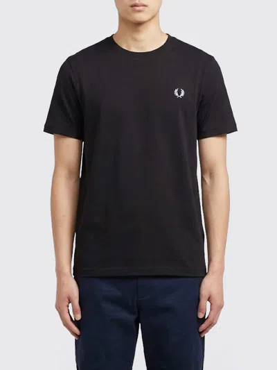 Fred Perry T-shirt Men  In Black