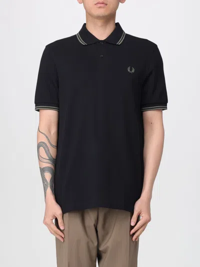 Fred Perry T-shirt Men  In Black