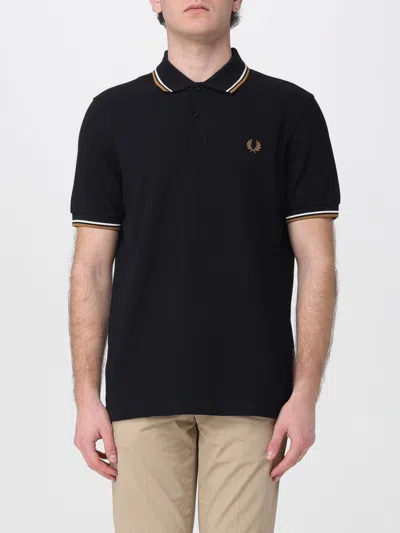 Fred Perry T-shirt Men  In Black