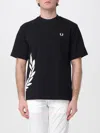 Fred Perry T-shirt Men  In Black