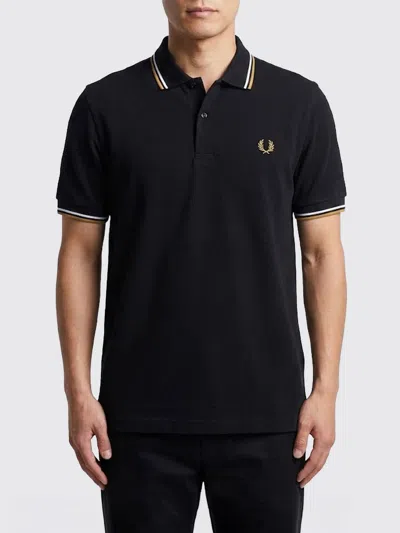 Fred Perry T-shirt Men  In Black