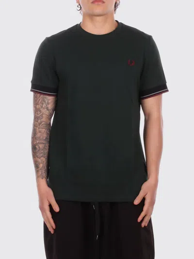 Fred Perry T-shirt Men  In Black