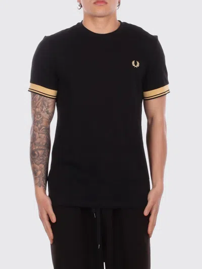 Fred Perry T-shirt Men  In Black