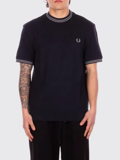 Fred Perry T-shirt Men  In Black