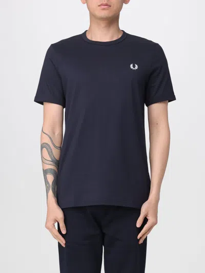Fred Perry T-shirt Men  In Blue