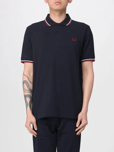 Fred Perry T-shirt Men  In Blue