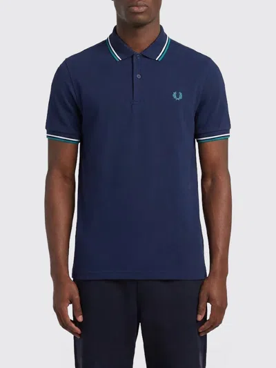 Fred Perry T-shirt Men  In Blue