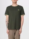 Fred Perry T-shirt Men  In Green