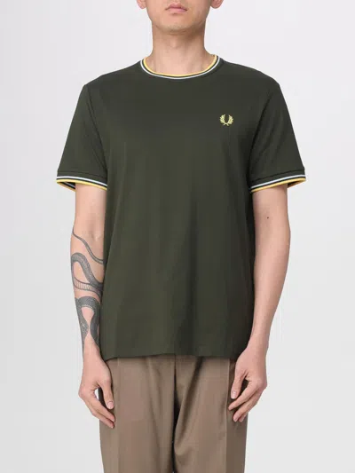 Fred Perry T-shirt Men  In Green