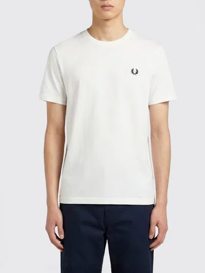 Fred Perry T-shirt Men  In White