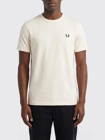 Fred Perry T-shirt Men  In White