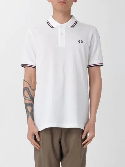 Fred Perry T-shirt Men  In White