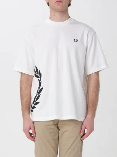 Fred Perry T-shirt Men  In White