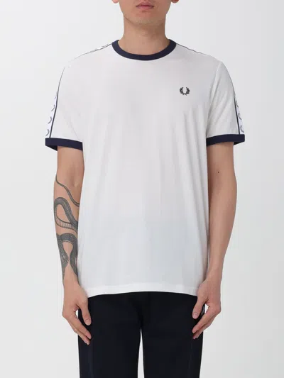 Fred Perry T-shirt Men  In White