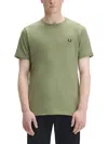 Fred Perry T-shirt Ringer In Green