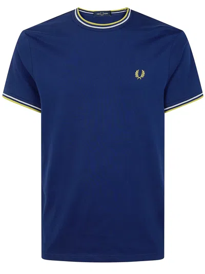 Fred Perry T-shirt Men Color Blue 1