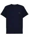 Fred Perry T-shirt With Logo In Blue