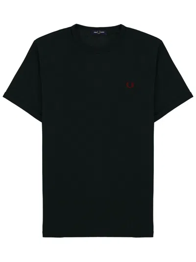 Fred Perry T-shirt With Logo In Green