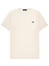 Fred Perry T-shirt With Logo In Neutral