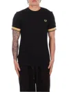 Fred Perry T-shirts And Polos In Black