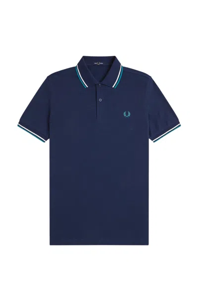 Fred Perry T-shirts And Polos Blu In Blue