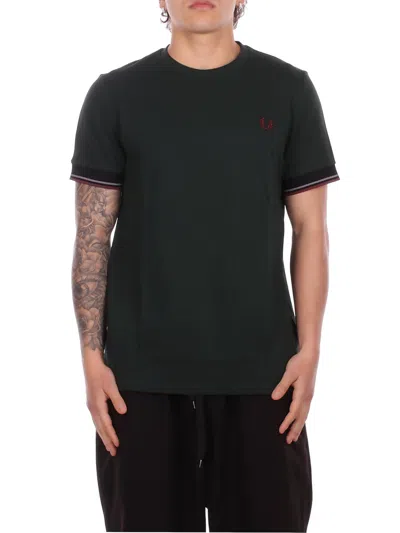 Fred Perry T-shirts And Polos In Verdone Blu E Verdi