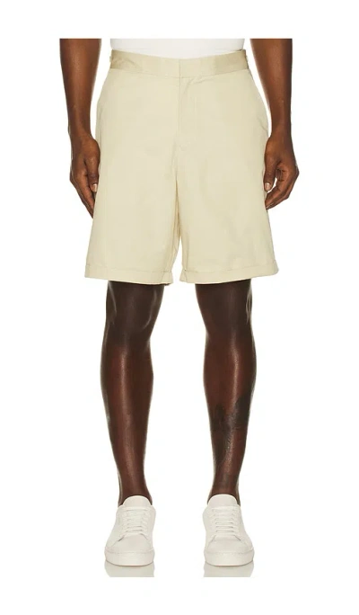 Fred Perry Twill Shorts In Neutral