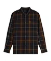 Fred Perry Check-pattern Shirt In Brown