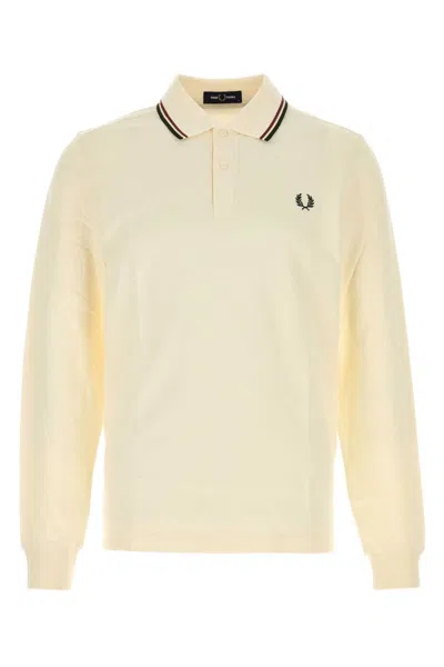 Fred Perry Twin Polo In Yellow