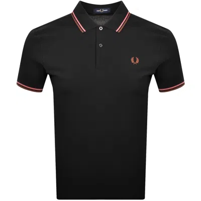 Fred Perry Twin Tipped Polo Black