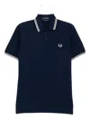 Fred Perry Poloshirt Mit Streifendetails In Blue