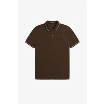 Fred Perry Twin Tipped Polo-shirt In Brown