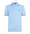 Fred Perry Twin Tipped Polo Shirt In Blue